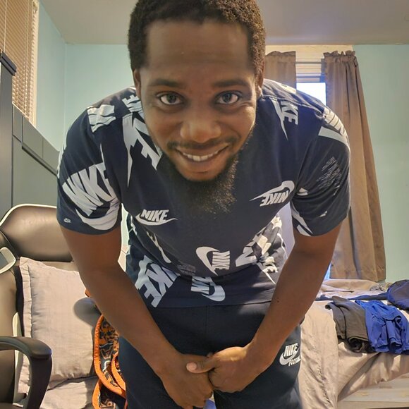 Nike T-Shirt - Blue (Medium) - Picture 3 of 3